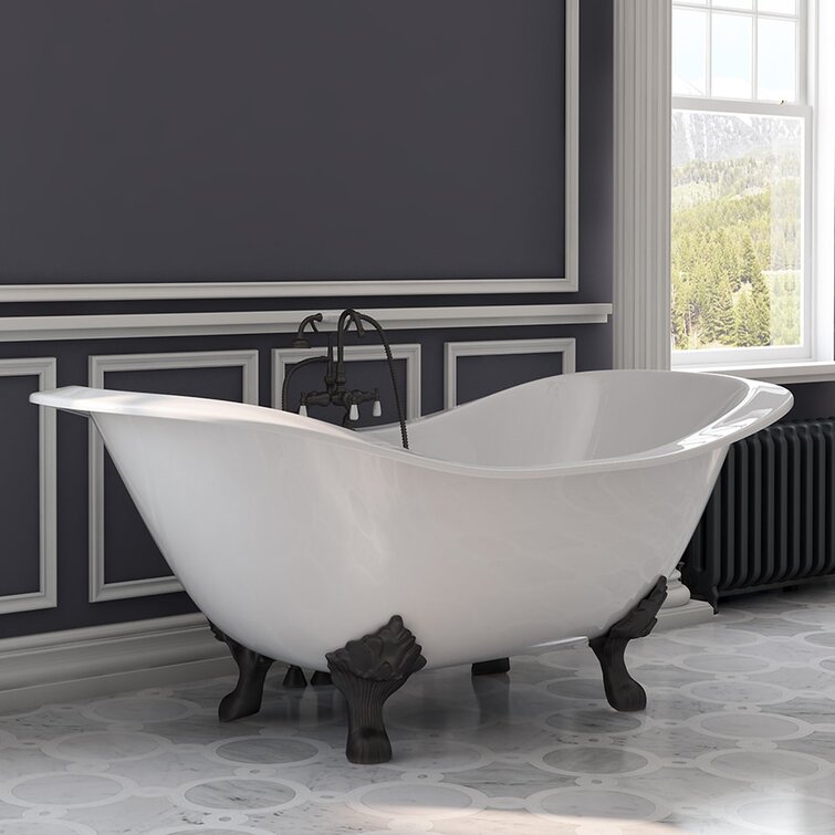 Cast iron best sale clawfoot tub used